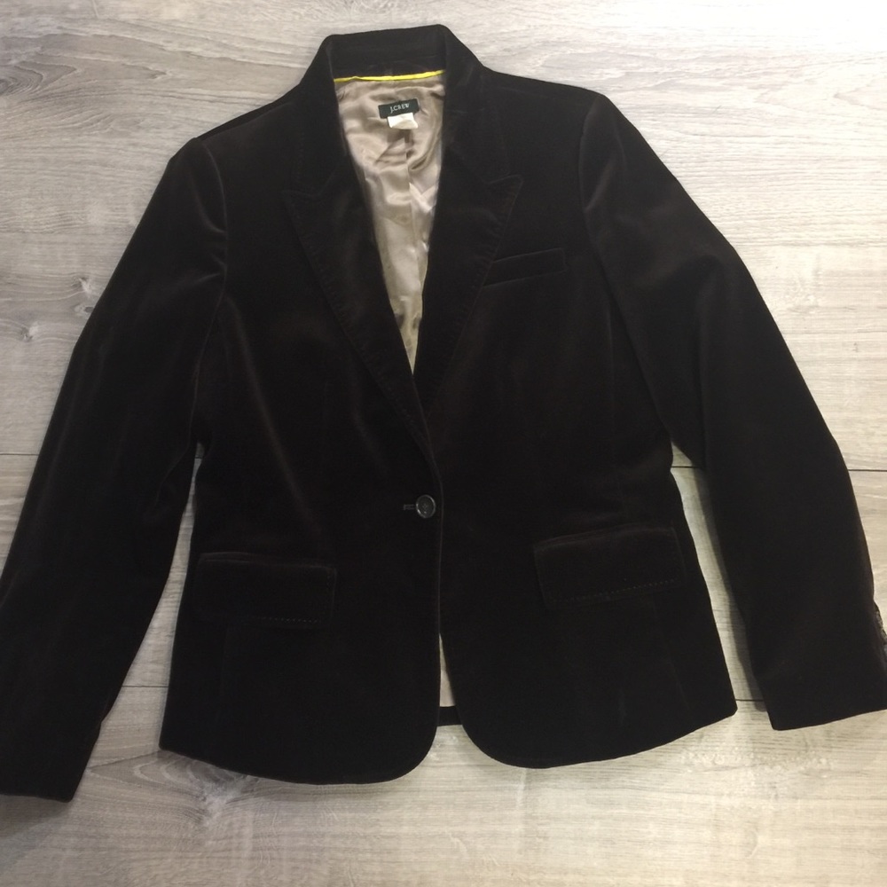 J. Crew Velvet Blazer